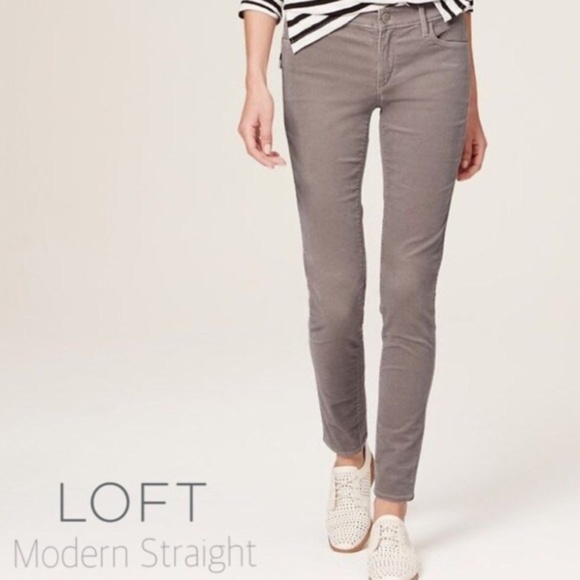 loft modern straight corduroy